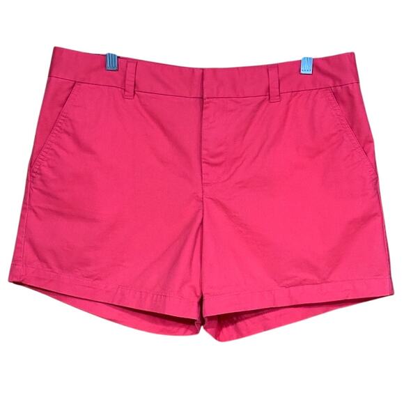 CLEARANCE Tommy Hilfiger Women’s Pink Cotton Shorts Size 12 - Picture 1 of 10